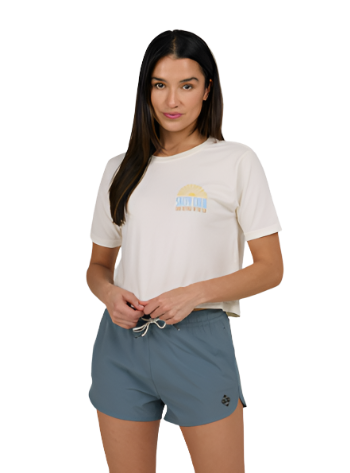 Women’s In the Rays Crop Tee, Off White