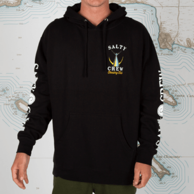 TAILED HOOD FLEECE, BLACK - Purpose-Built / Home of the Trades