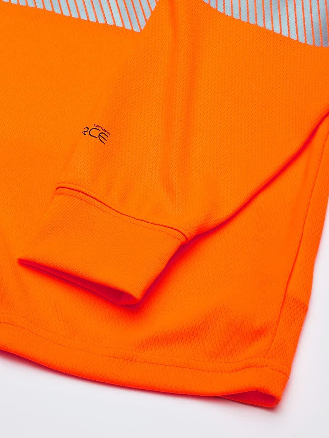 Class 3 High Visibility Force Long Sleeve T-Shirt - Brite Orange