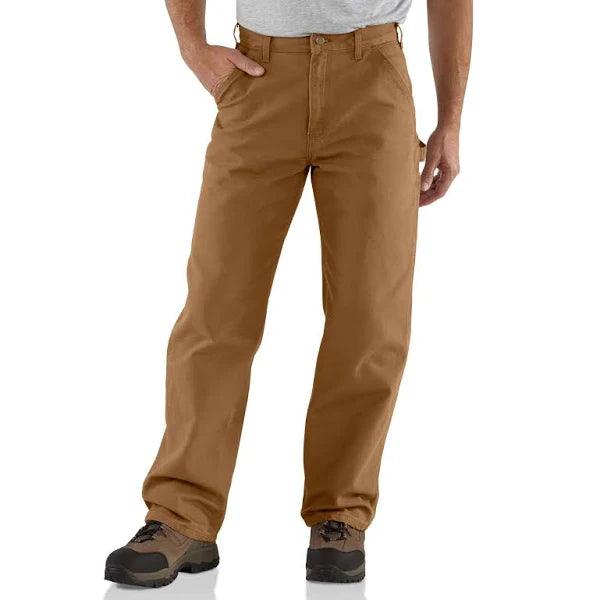 B11 - Washed Duck Work Loose Fit Pant - Brown