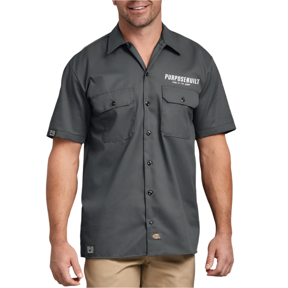 Dickies X PB: Customs Work Shirt, Charcoal