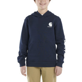 Youth Boys Long Sleeve Graphic Sweatshirt - Navy Blazer