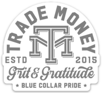 Grit & Gratitude Die Cut Sticker - 3" x 2.73"