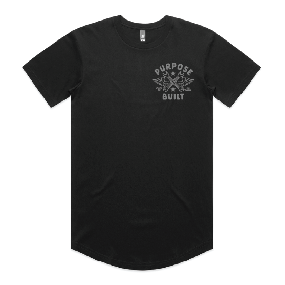 Nothing Prospers, Drop Short Sleeve Tee, Black