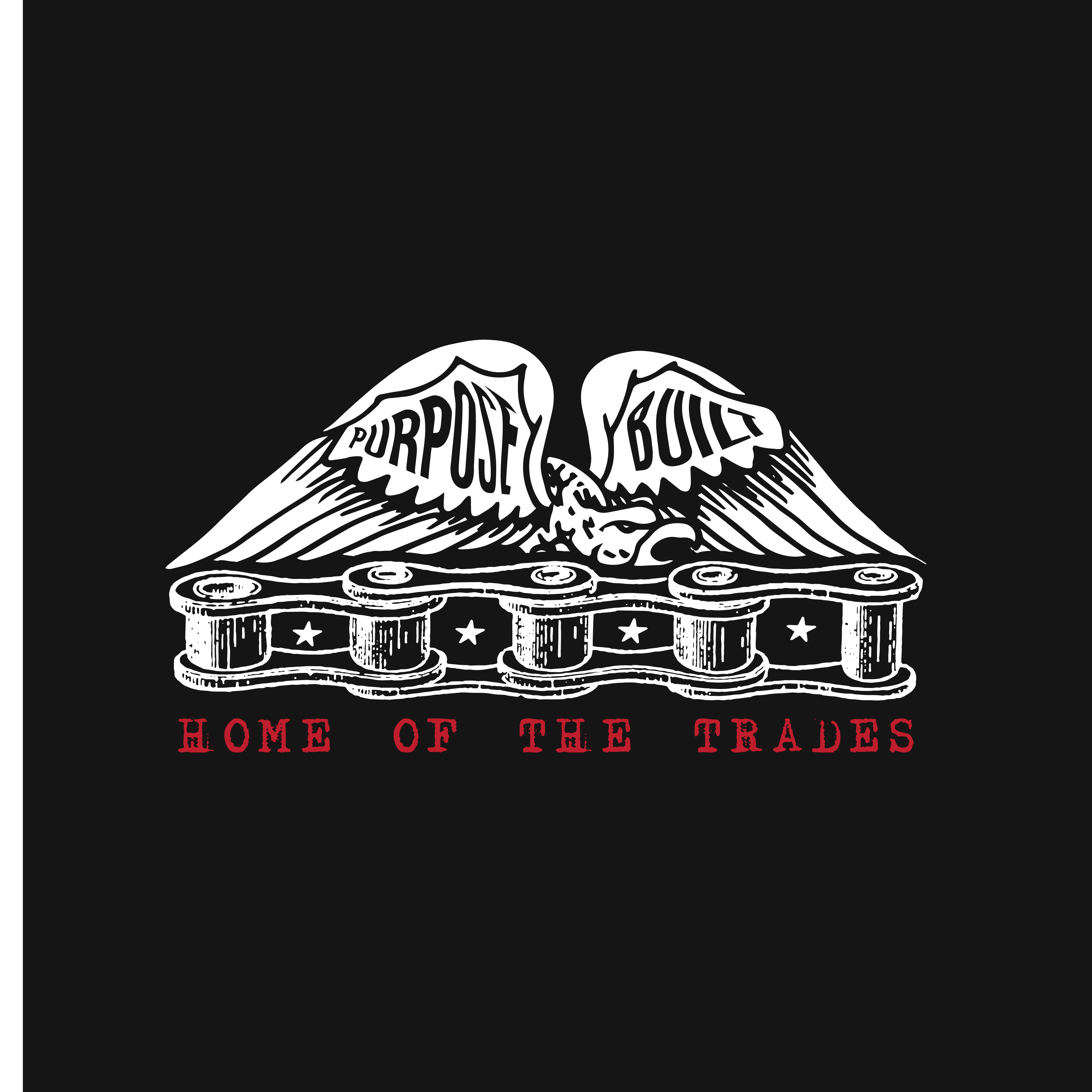 Chain of Labor, Interlock Tee, Black