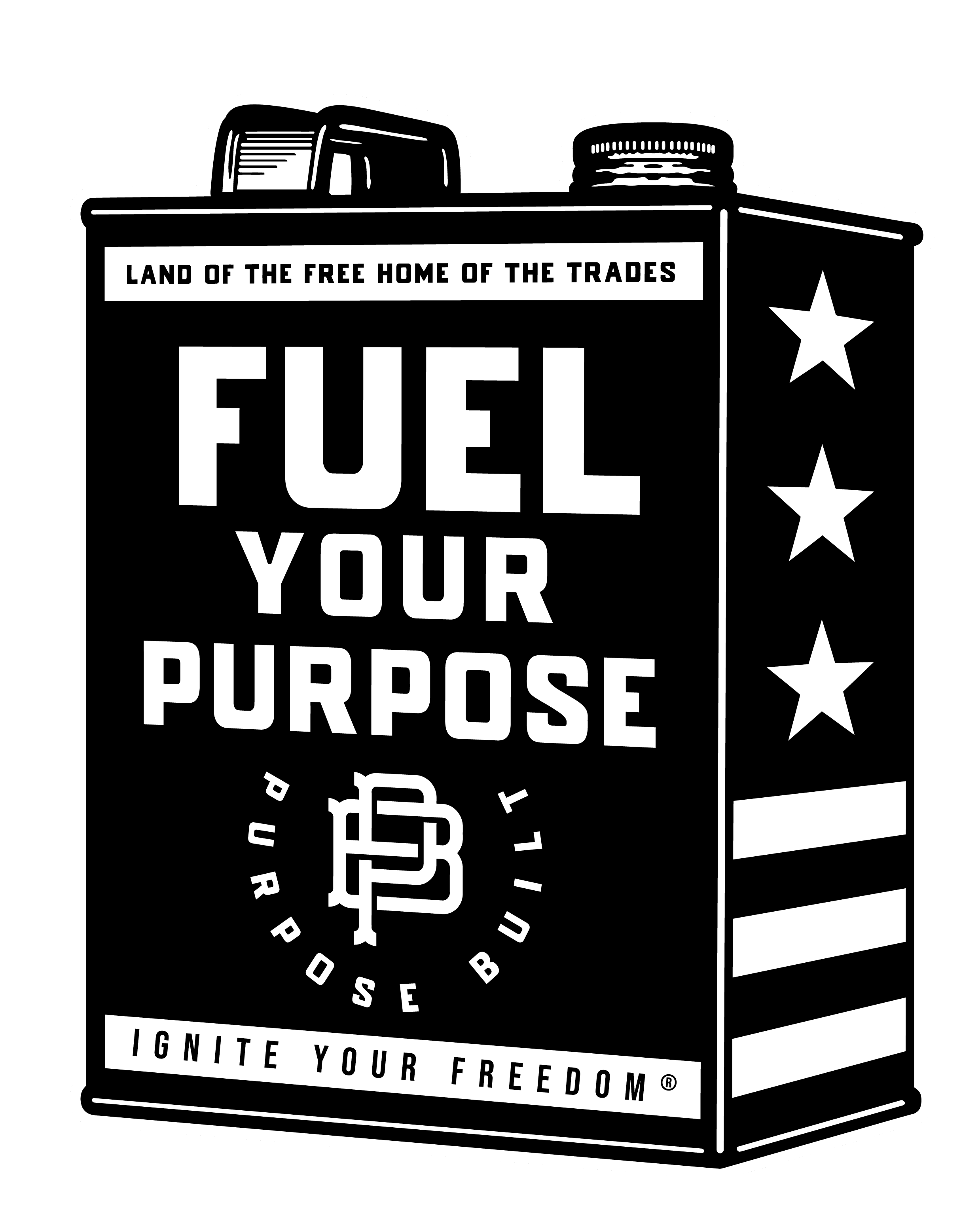 Fuel Your Purpose Sticker by - Purpose-Built / Home of the Trades