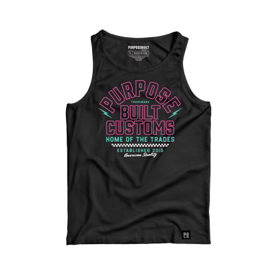 PB Customs Retro Tank, Black