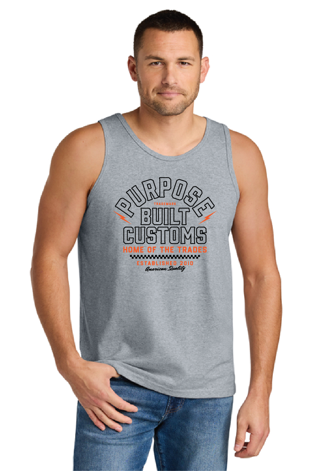 PB Customs Tank, Grey Frost