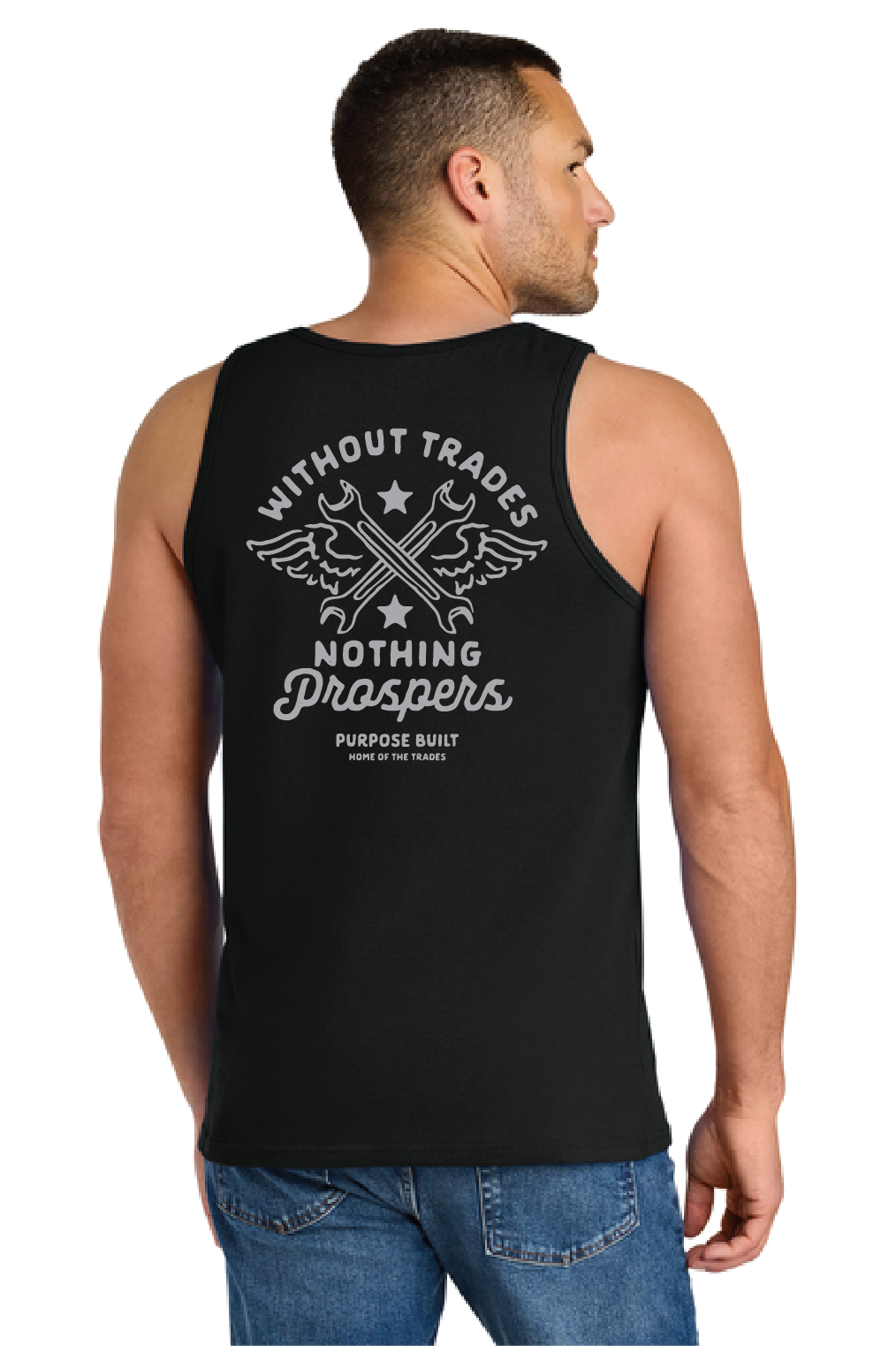 Nothing Prospers Tank Top, Black