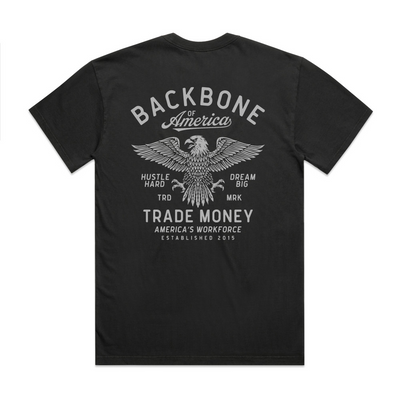 America's Workforce Heavy Tee, Faded Coal