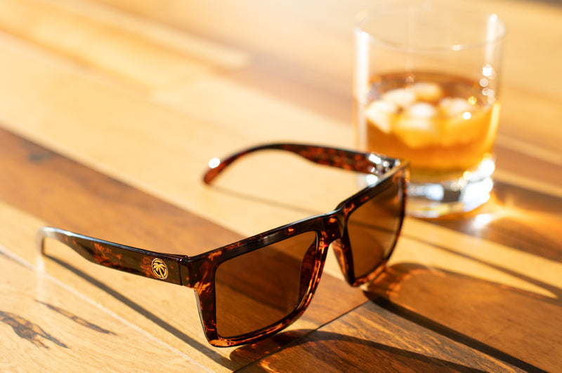 XL Vise Z87 Sunglasses Tortoise Frame: Polarized Brown Lens