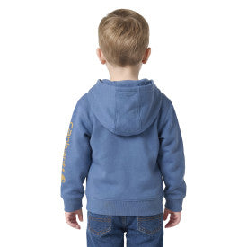 Infant/Toddler Long-Sleeve Half-Zip Sweatshirt - China blue