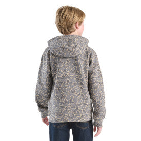 Youth  Long-Sleeve Camo Graphic Sweatshirt - Duck Grey Camo
