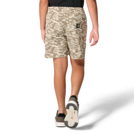 Youth Rugged Flex Camo Work Short - Brown Camo
