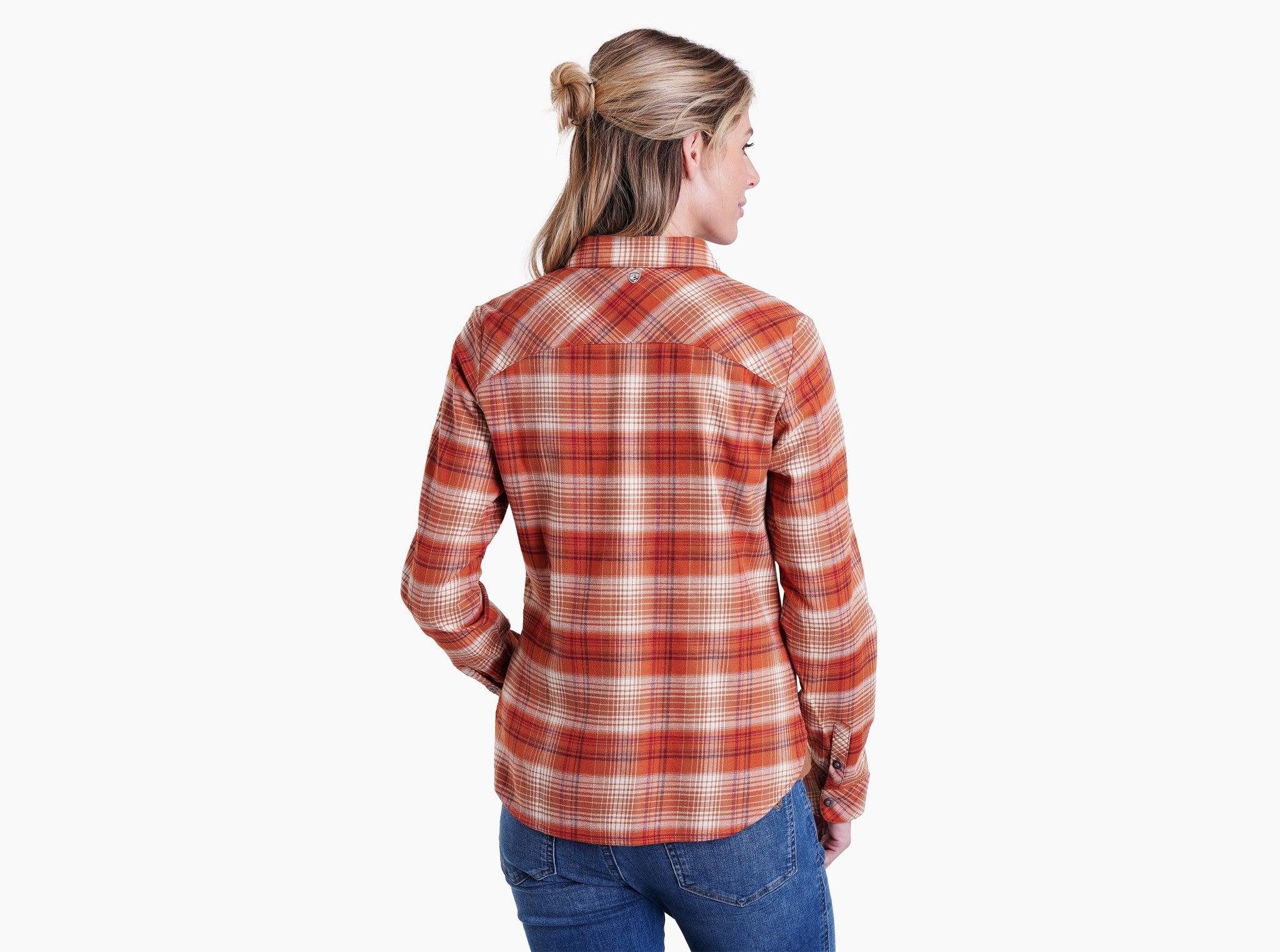 Women's Tess Long Sleeve Flannel - Autumn Spice - Purpose-Built / Home of the Trades