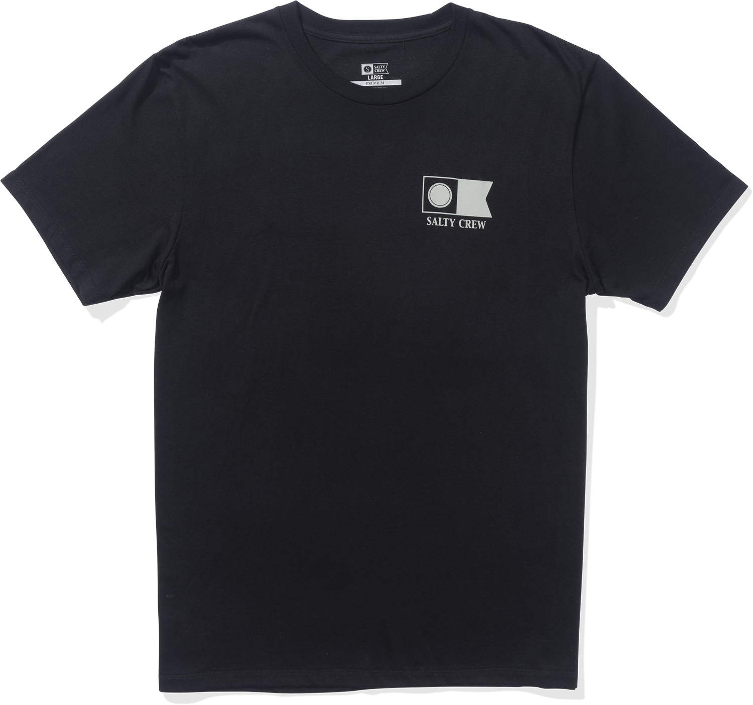 Flagship Fill S/S Tee, Black