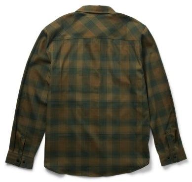 Fathom LS Tech Flannel - Olive - Purpose-Built / Home of the Trades