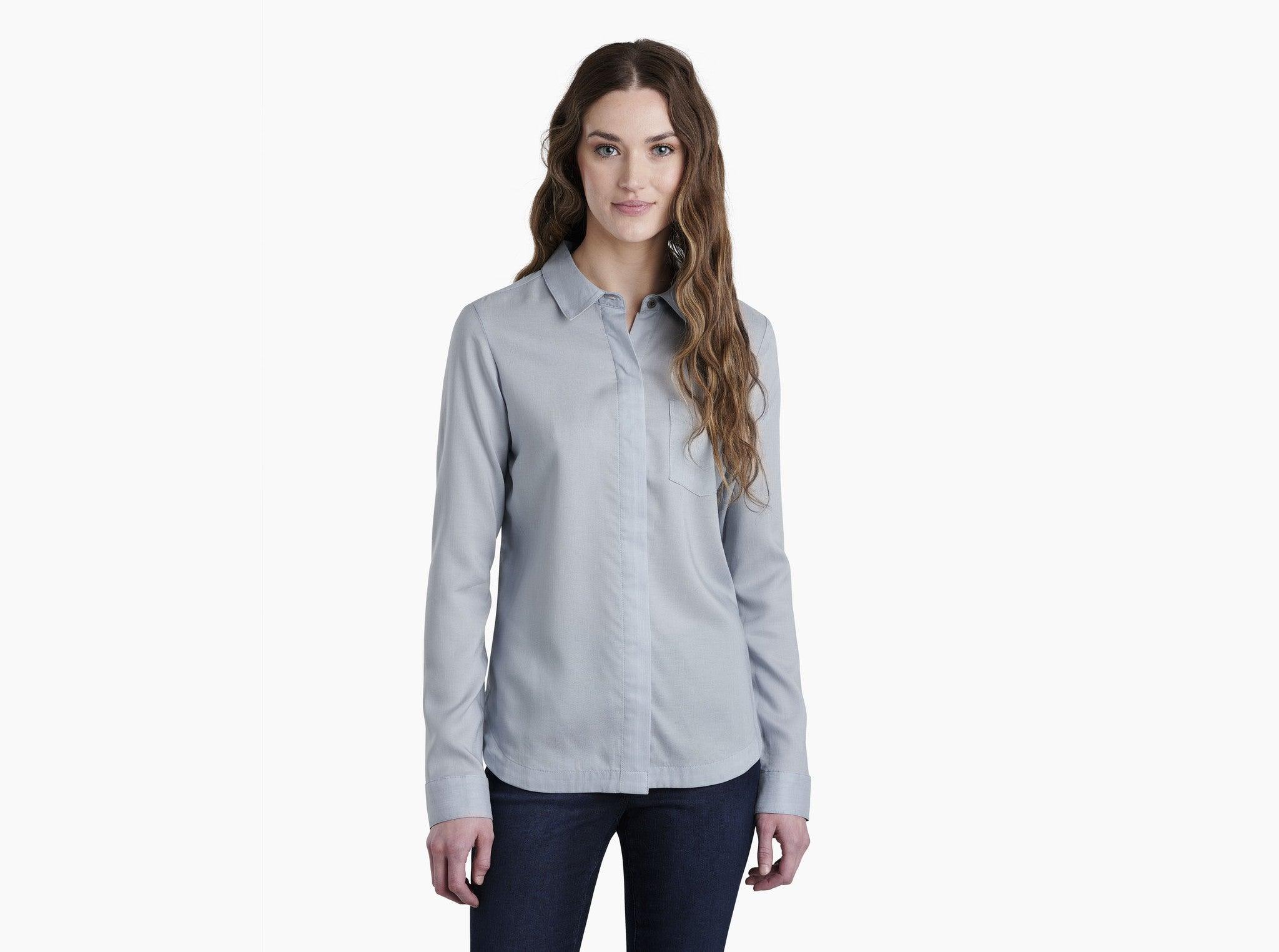 Women's Hadley Long Sleeve - Mist - Purpose-Built / Home of the Trades