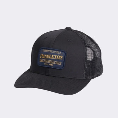 Classic Patch Trucker Hat - Black