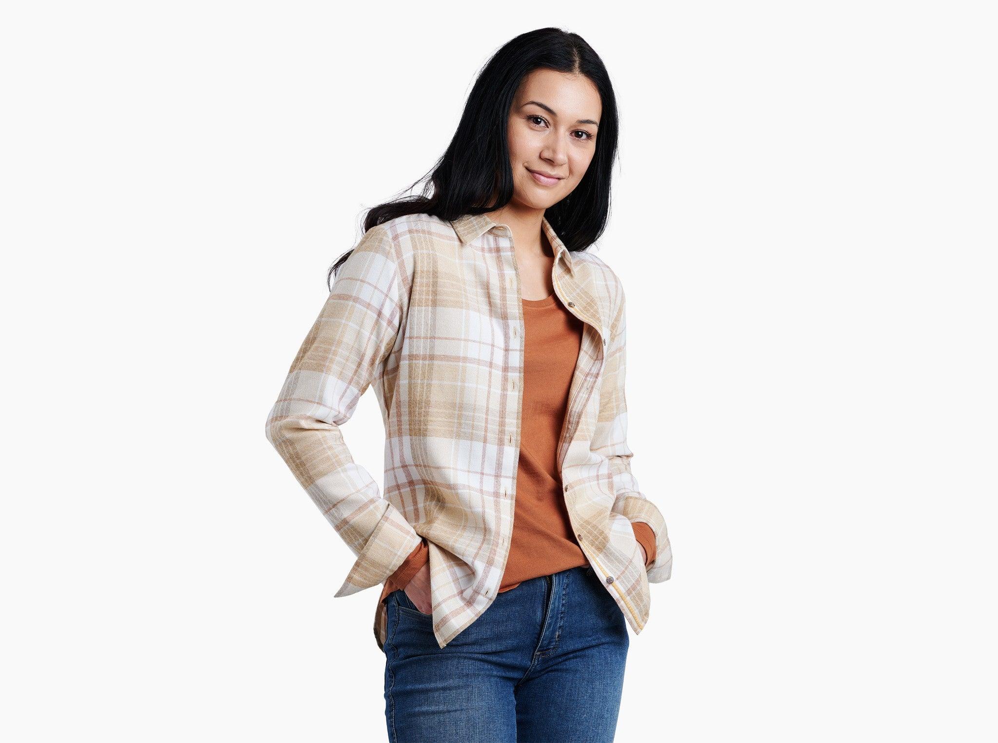 Women's Kamila Flannel - Copper - Purpose-Built / Home of the Trades