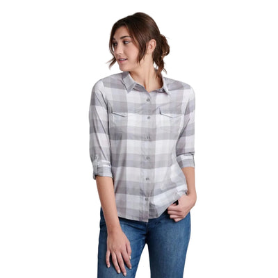 Women's Kamp Long Sleeve Flannel - Slate
