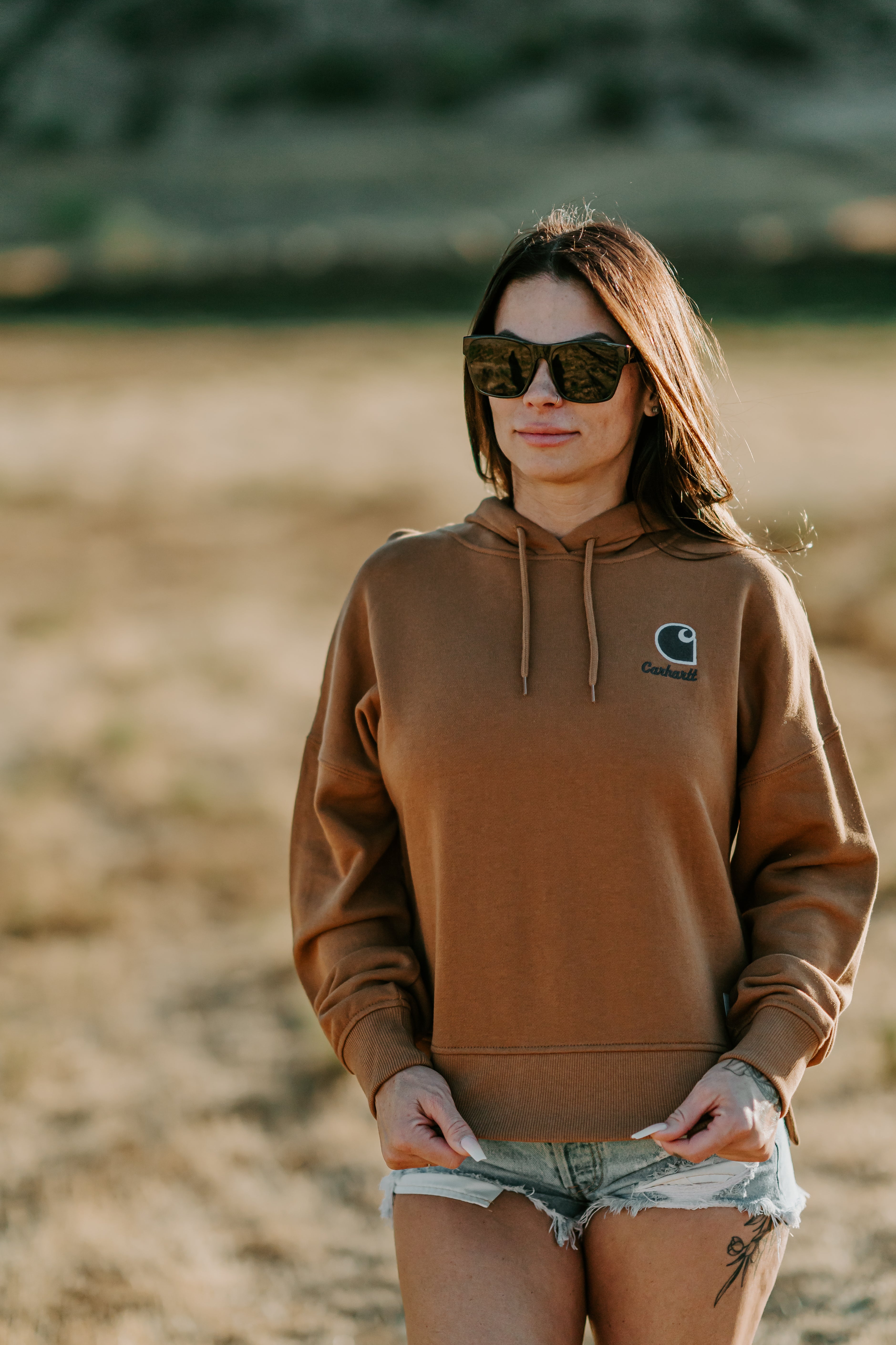 Women's TENCEL™ Fiber Series Graphic Hooded Sweatshirt