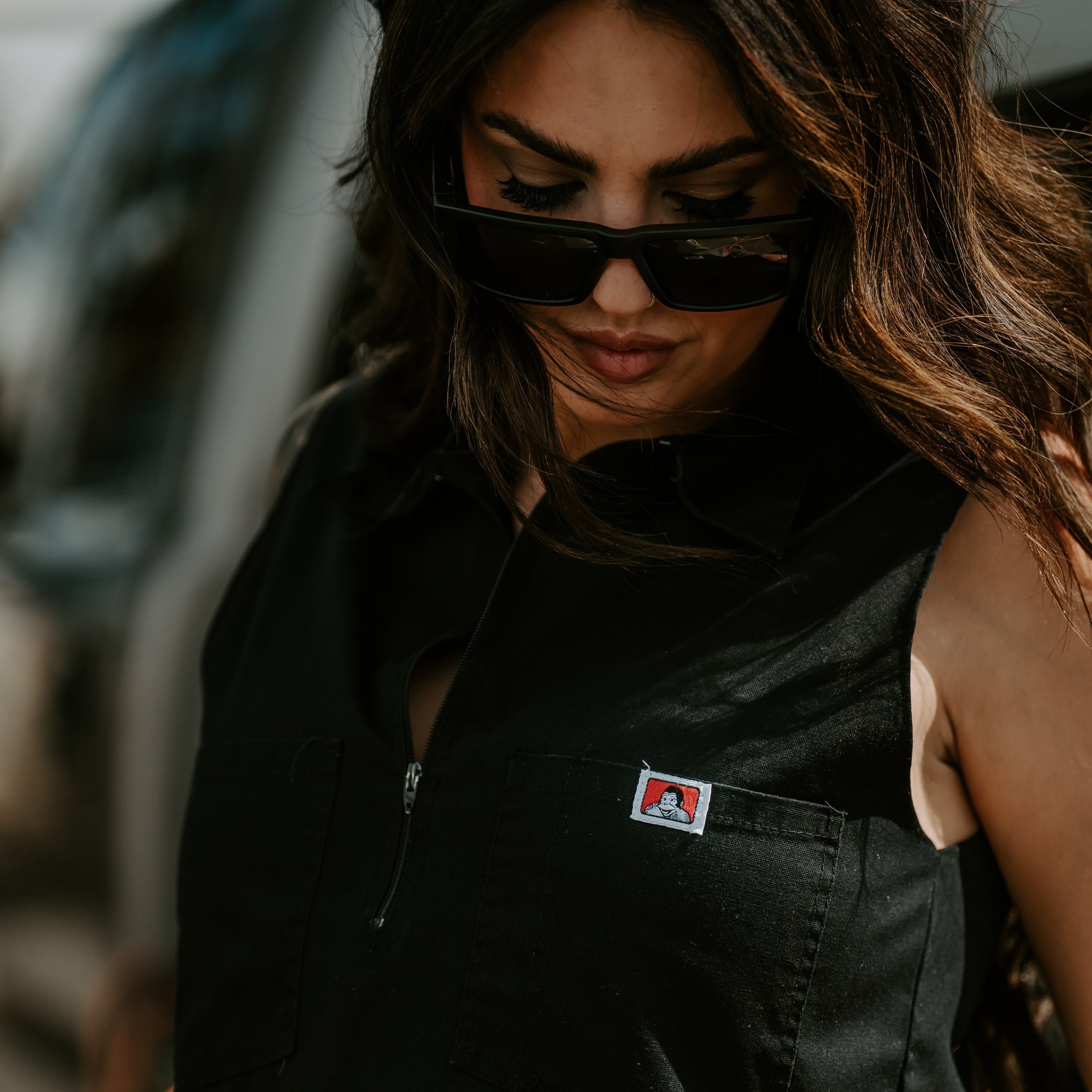 Ben Davis x Purpose-Built: Custom Women's Crop - Black Solid