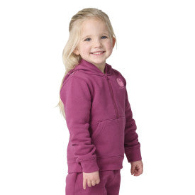 Infant/Toddler Long-Sleeve Half-Zip Sweatshirt - Rose Quartz