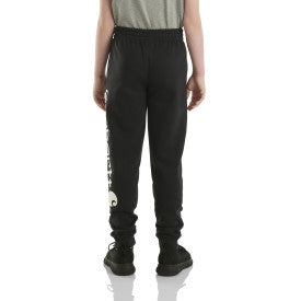 Youth Boys Fleece Logo Sweatpant - Caviar Black