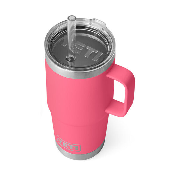 Rambler® 25 oz Mug W/Straw Lid - Tropical Pink