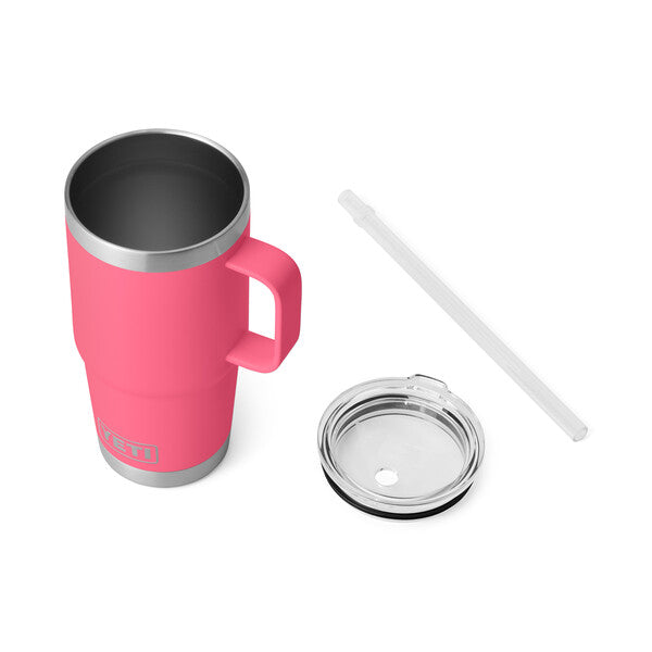 Rambler® 25 oz Mug W/Straw Lid - Tropical Pink