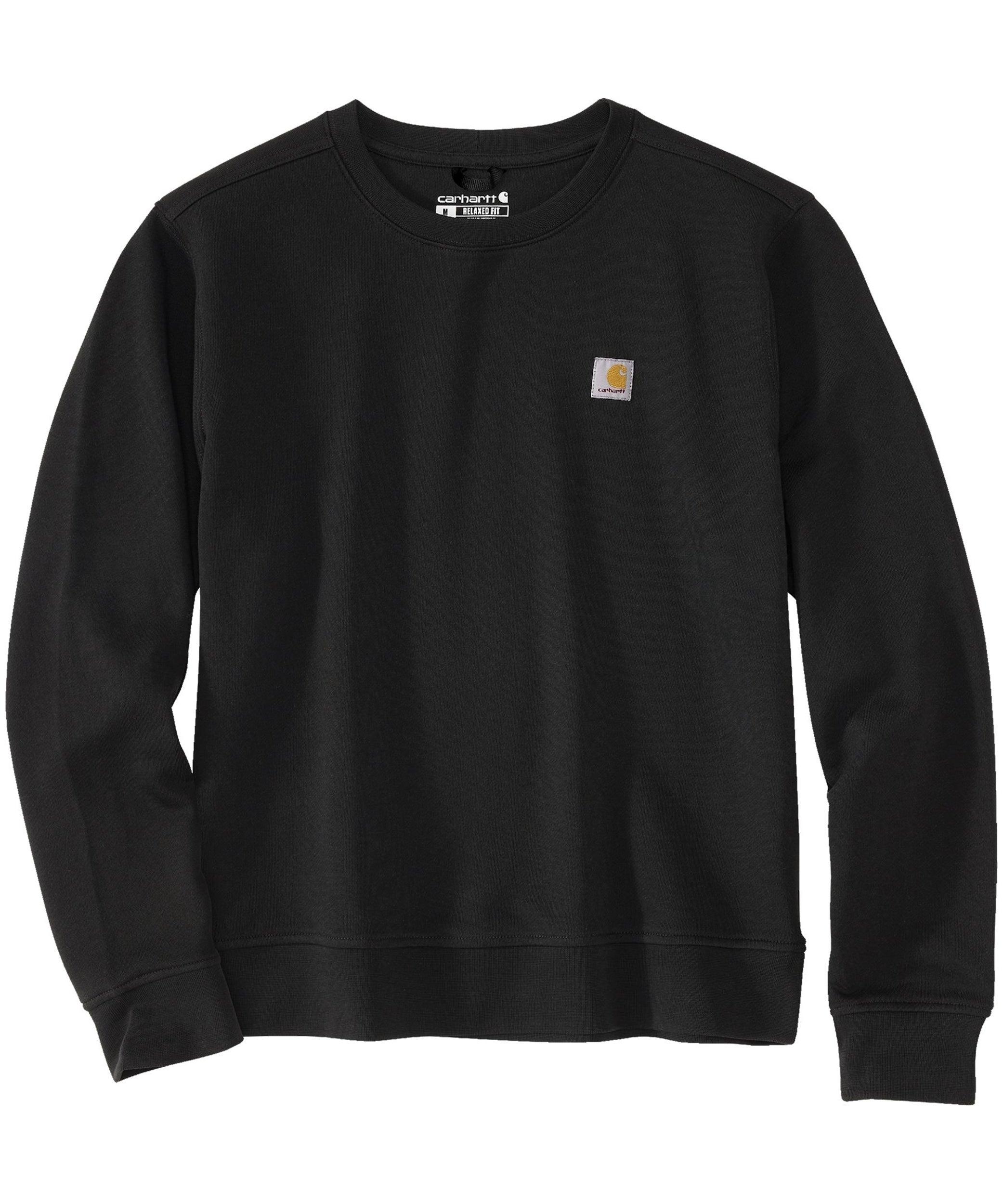 Spring 2024 Relaxed Fit Midweight French Terry Crewneck Sweatshirt - Black - Purpose-Built / Home of the Trades