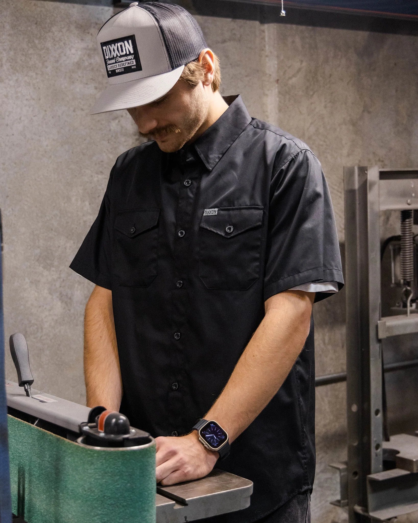 Workforce Short Sleeve Work Shirt - Black