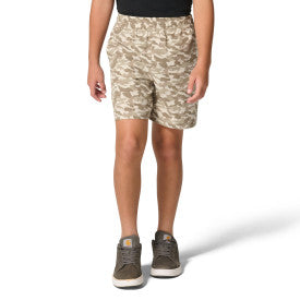 Youth Rugged Flex Camo Work Short - Brown Camo