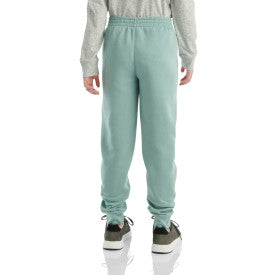 Youth Girls Fleece Logo Heather Sweatpant - Patina