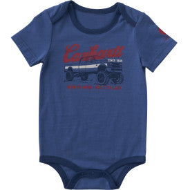 Infant Short-Sleeve Truck Bodysuit - Blue Horizon