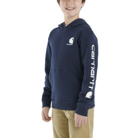 Youth Boys Long Sleeve Graphic Sweatshirt - Navy Blazer