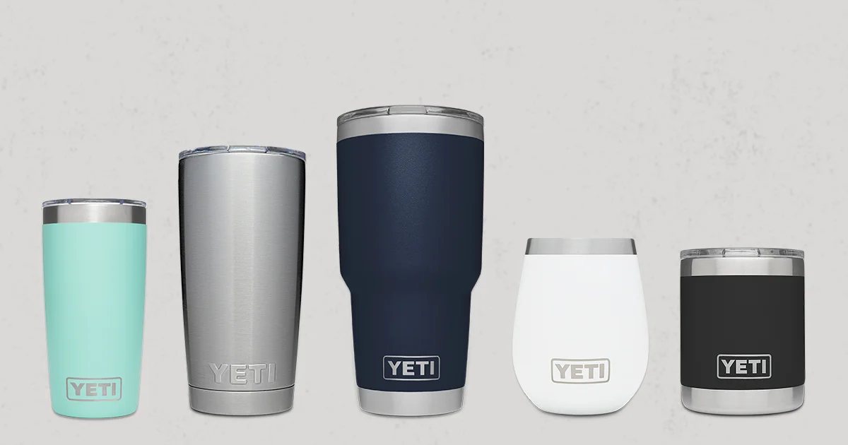 Yeti Rambler tumblers and bottles full range