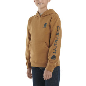 Youth Boys Long Sleeve Graphic Sweatshirt - Carhartt Brown