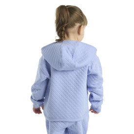 Infant/Toddler Long Sleeve Quilted Jersey 1/2 Zip Sweatshirt - Pale Iris