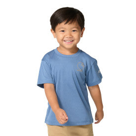 Youth Boys Force Sun Defender Short-Sleeve Heather T-Shirt - Blue Horizon Heather