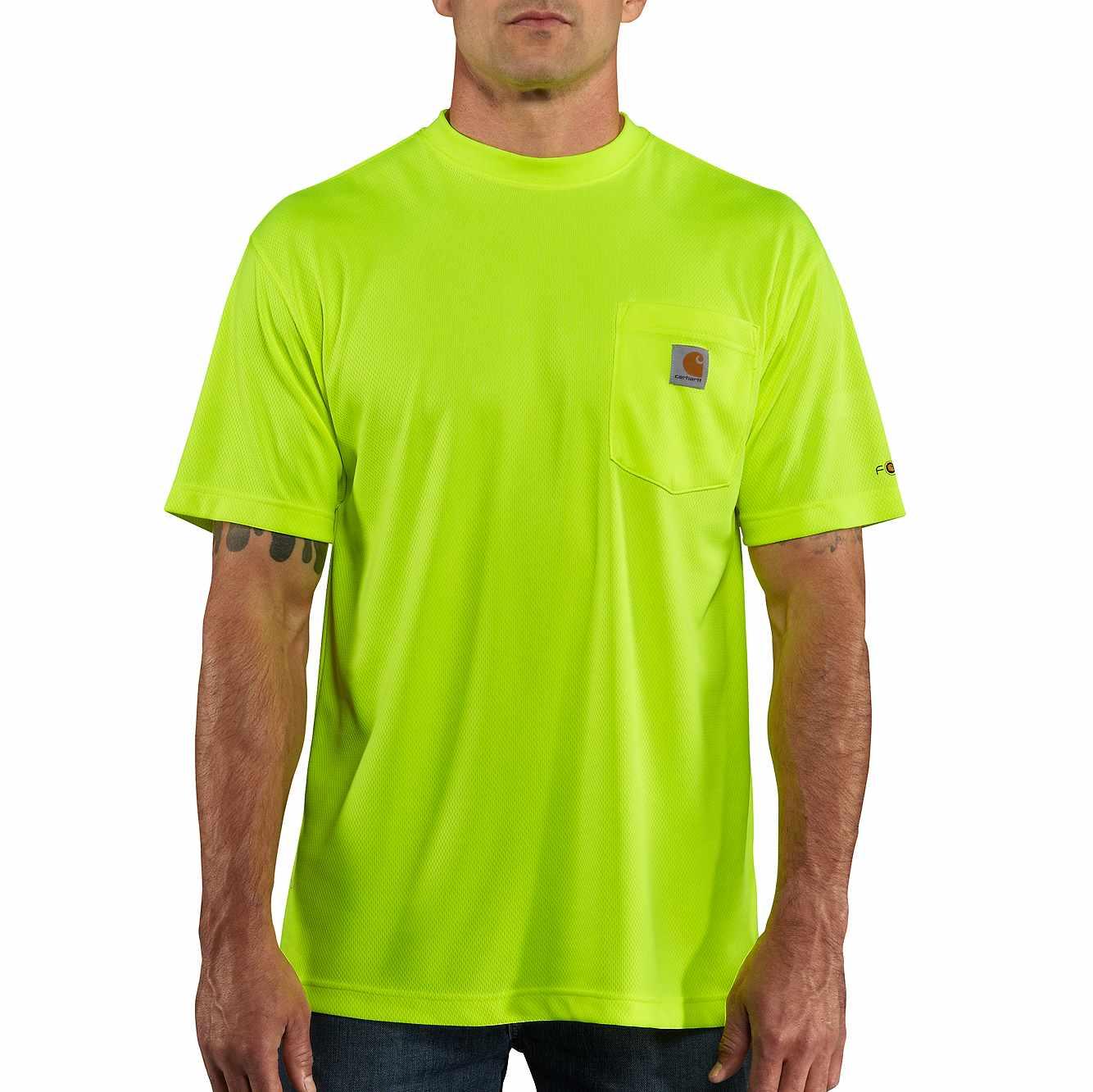 Force Color Enhanced Short Sleeve T-Shirt (Brite Lime) - Purpose-Built / Home of the Trades