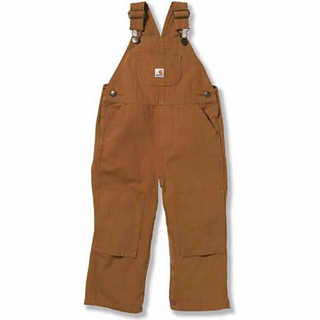 CM8609 - Loose Fit Canvas Bib Overall - Boys - Carhartt Brown - Purpose-Built / Home of the Trades