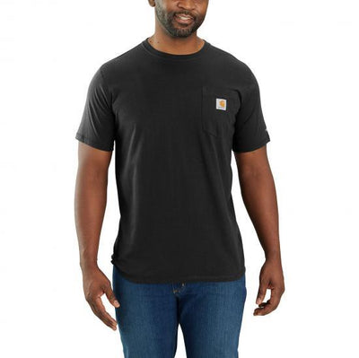 Carhartt force® relaxed fit midweight short-sleeve pocket t-shirt - Black