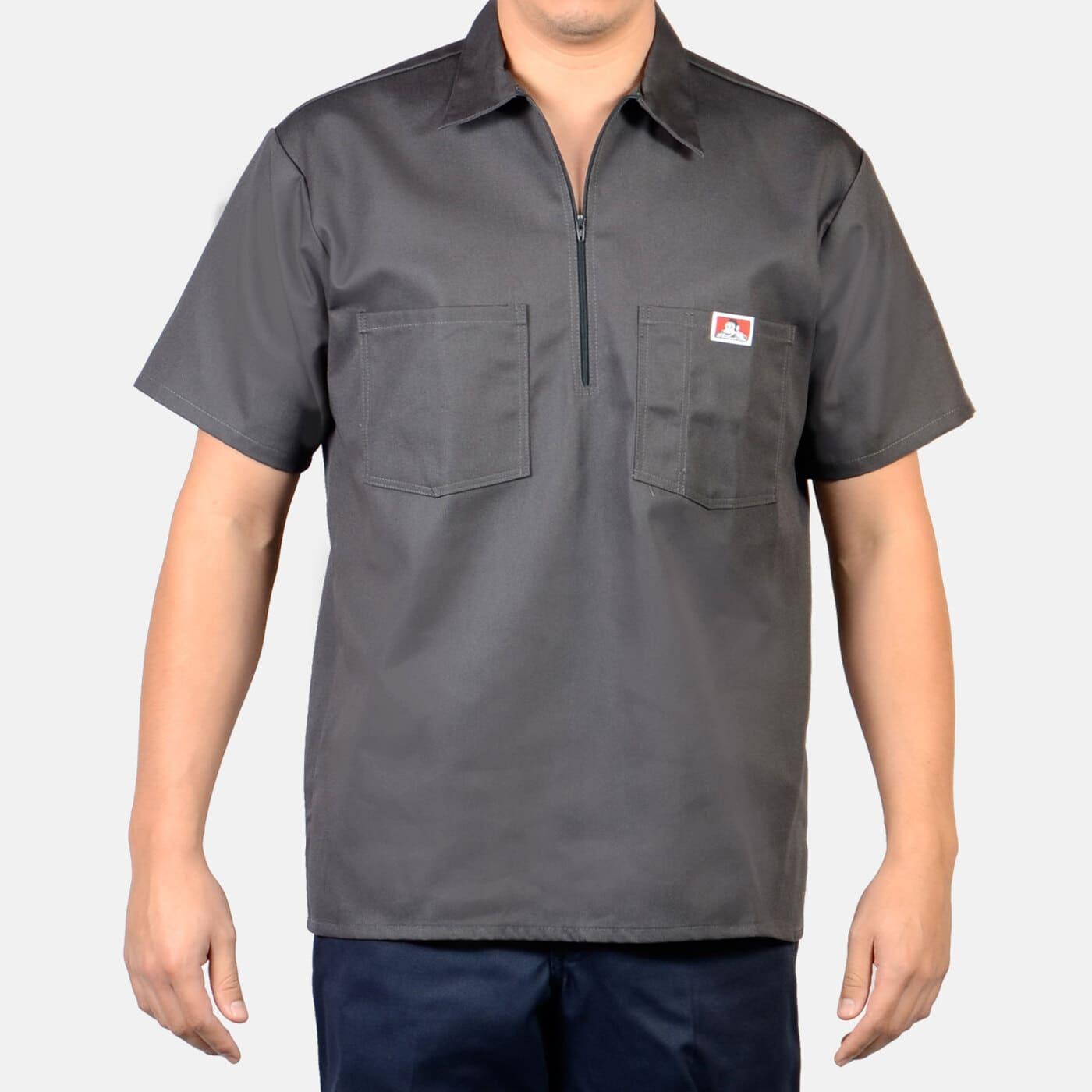 1/2 Zipper Short Sleeve - Charcoal - Purpose-Built / Home of the Trades