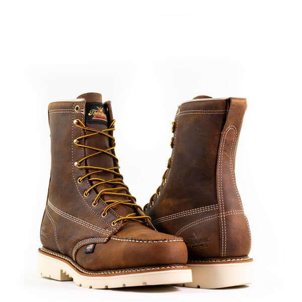 American Heritage - 8" Trail Crazyhorse - Moc Toe MAXwear 90 (Steel Toe) - Purpose-Built / Home of the Trades