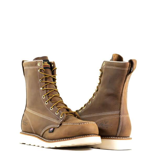 American Heritage - 8" Trail Crazyhorse - Moc Toe Maxwear (Steel Toe) - Purpose-Built / Home of the Trades
