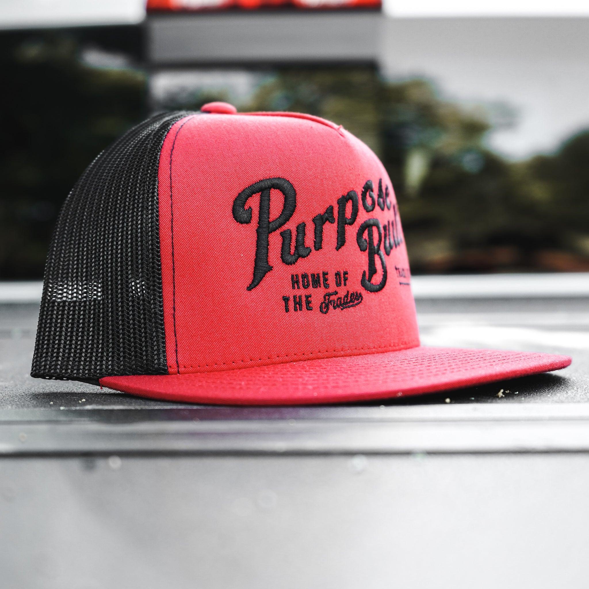 Freightline Snapback Hat - Red/Black - Purpose-Built / Home of the Trades