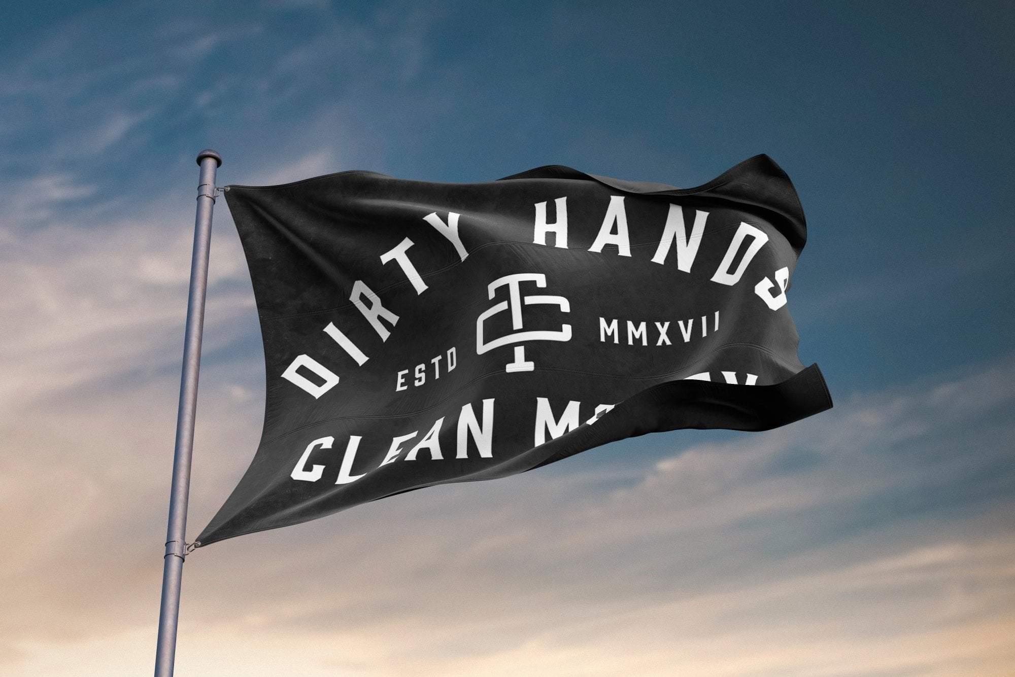 Dirty Hands Clean Money Flag (DHCM)