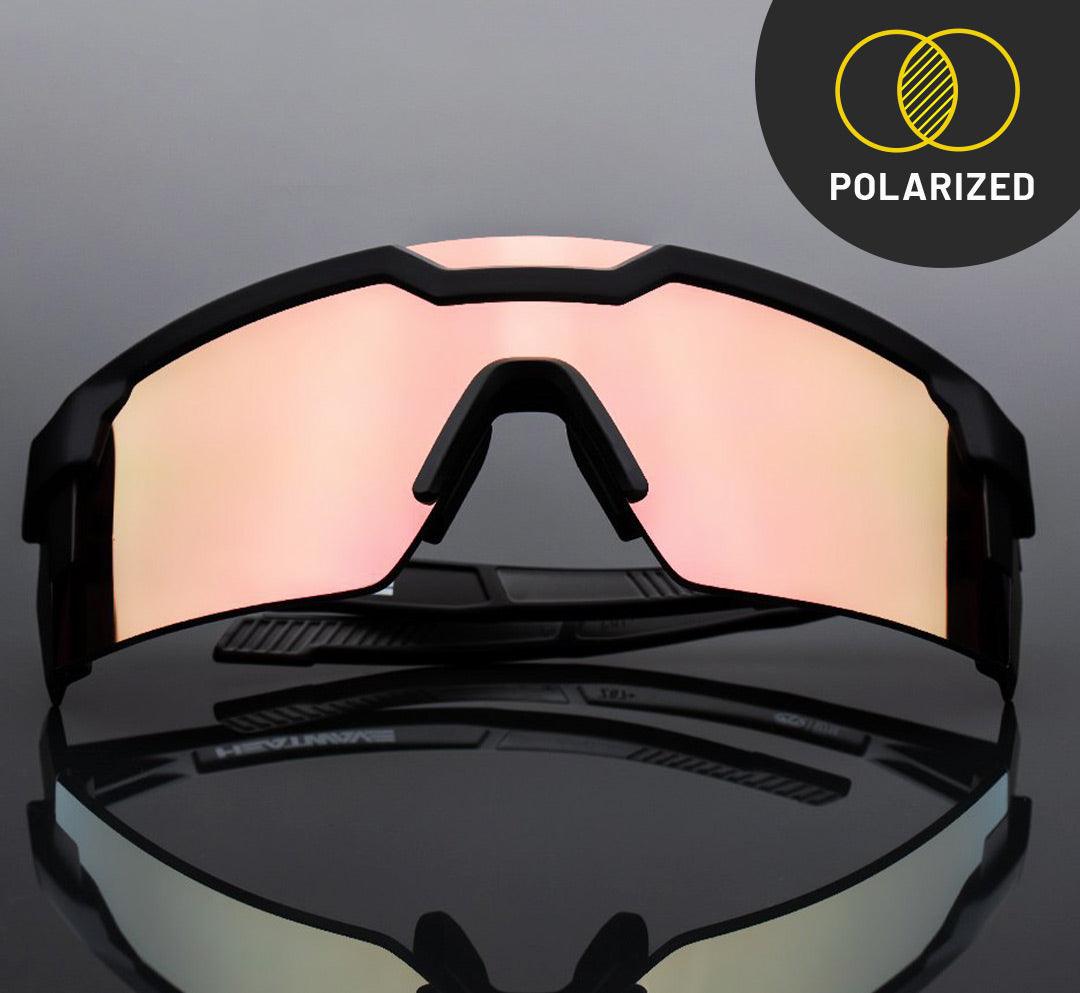 Future Tech Sunglasses: Rose Gold Z87+ Polarized